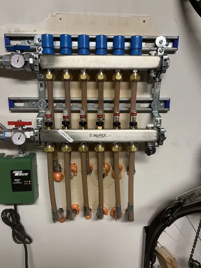 Plumber performing Leak Detection at a residential property in Del Mar